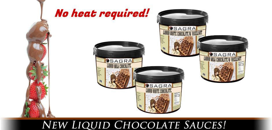 Liquid Chocolate and Dessert Chocolate Sauces
